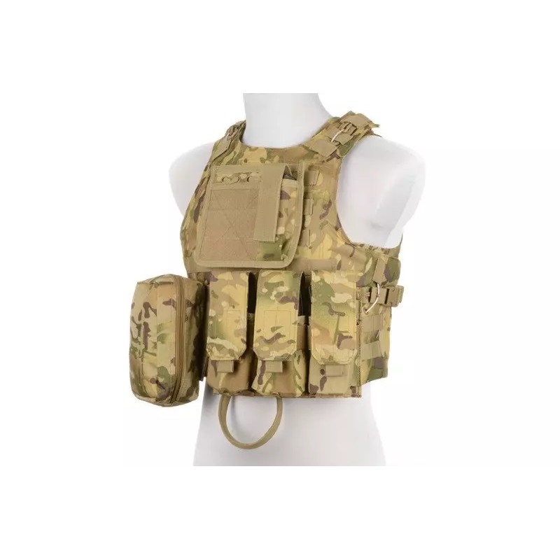 Lightweight Aav Fsbe Assault Vest System Multicamo