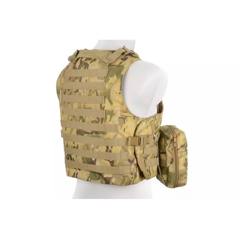 LIGHTWEIGHT AAV FSBE ASSAULT VEST SYSTEM MULTICAMO