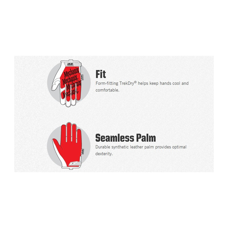 Mechanix Wear Gloves, The Original Woodland XL Size