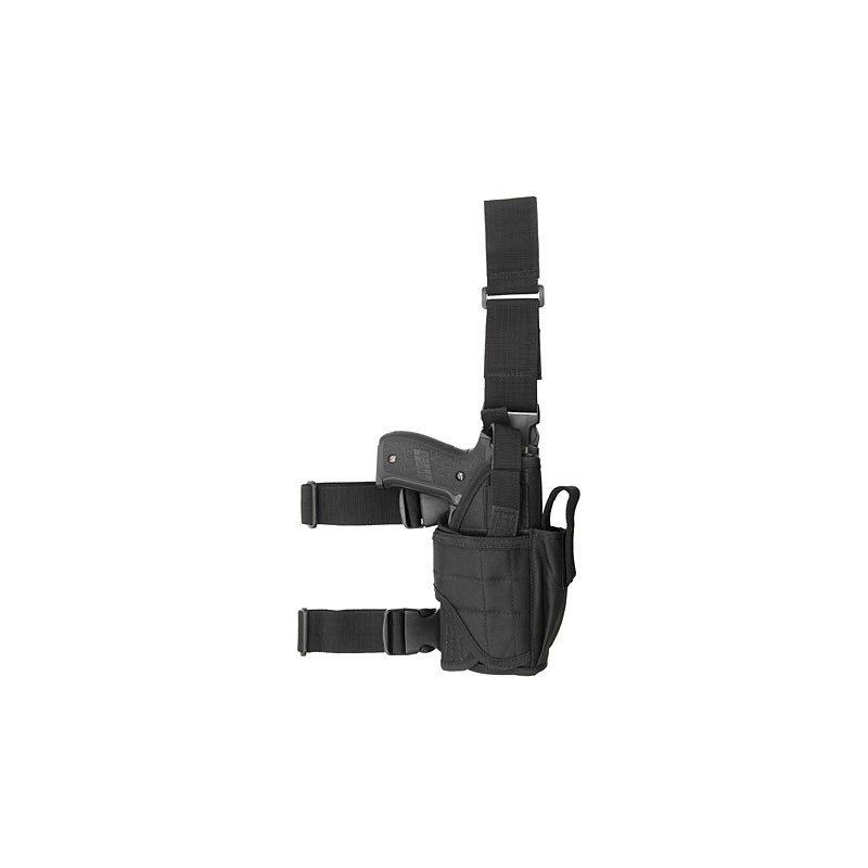 Tornado Drop Leg Thigh Pistol RH Holster Black