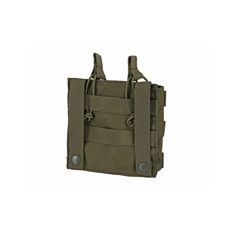 Open Top Double  5.56 MAG Pouch Compatible with all MOLLE