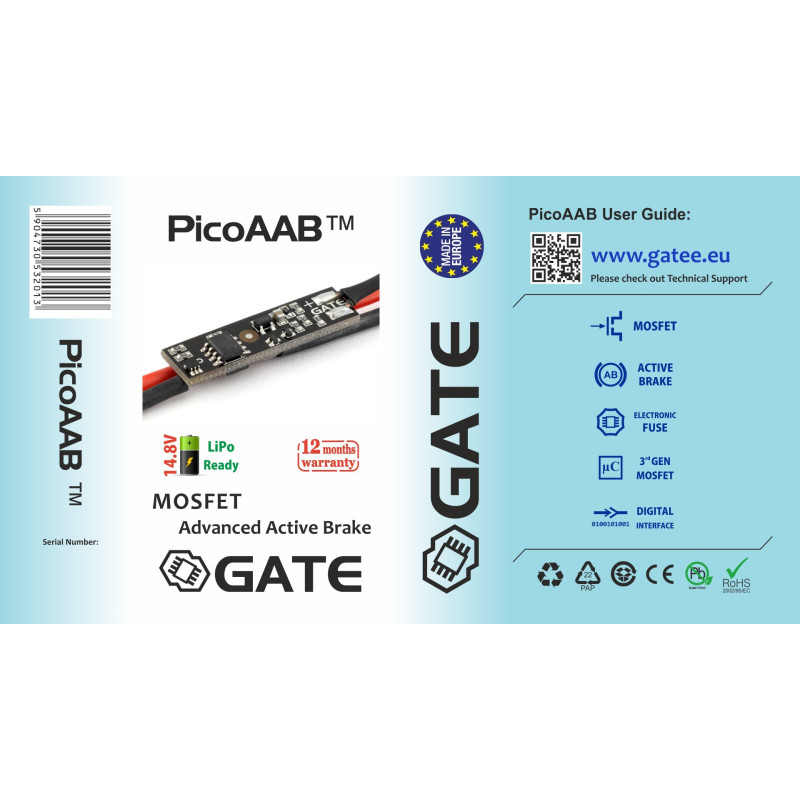 Gate PicoAAB 3rd gen mosfet Active Brake