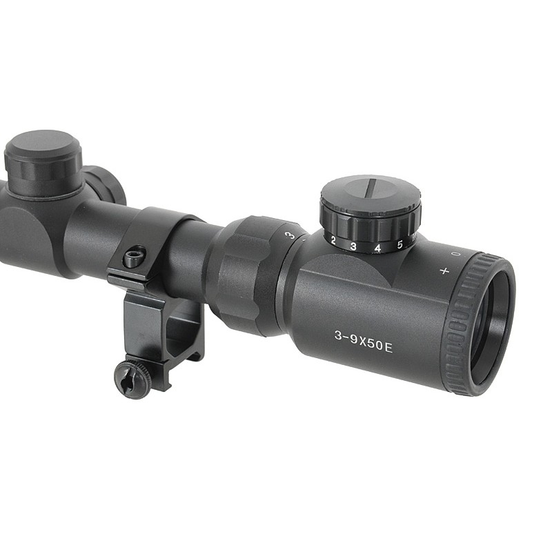 Scope 3-9x50EG with high mounting rings