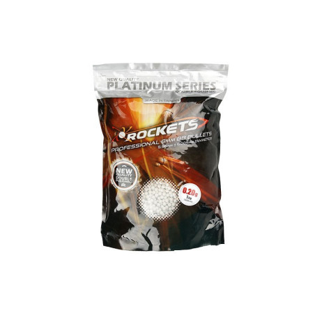 Rockets Platinum 0,20g BBs - 1kg (5000rds)