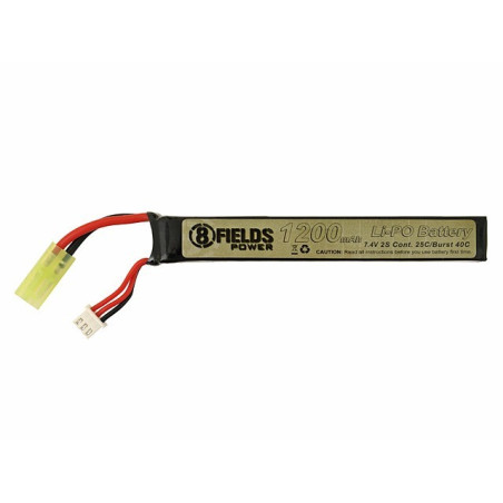 Battery Li-Po 1200mAh 7,4V 20/40C airsoft