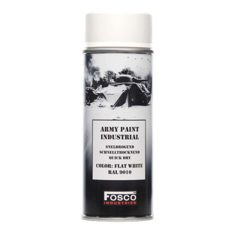 FOSCO Camouflage Spray Paint - Flat White