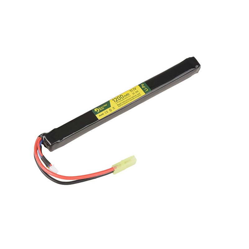 iPower 11.1v 1200mAh 20C AK Stick LiPo Battery Deans - Airsoft Extreme