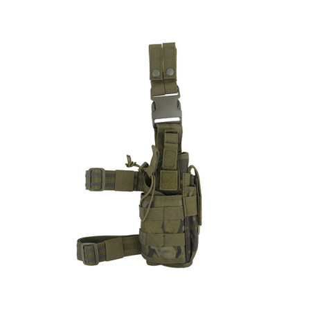 2-WAYS CARRYING TYPE TACTICAL DROP LEG HOLSTER - MTP