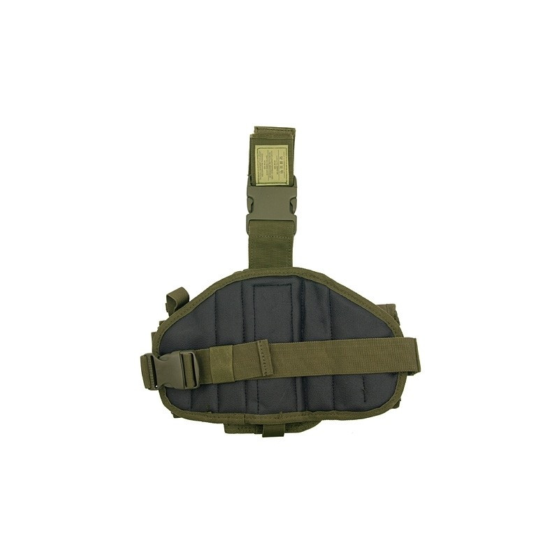 TACTICAL MOLLE LEG PANEL WITH HOLSTER - OLIVE