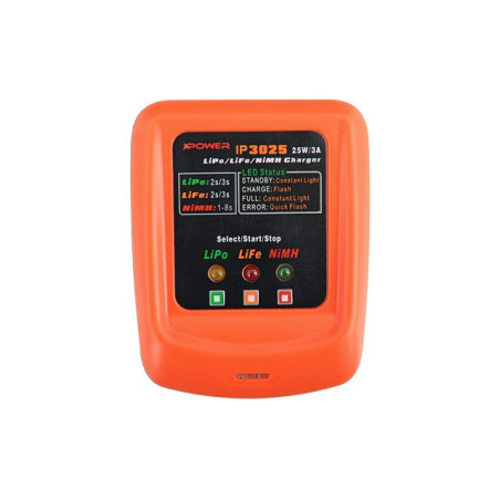 CHARGER LIPO/LIFE/NIMH 25W/3A with balancer