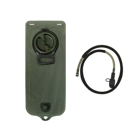 2.5L HYDRATION RESERVOIR BLADDER WITH BITE VALVE - BLACK