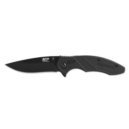 Smith&Wesson - M&P® Bodyguard™ Clip Point Blade Black Handle Folding Knife - 1085890