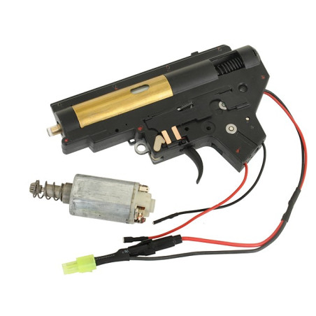 FULL GEARBOX SET 8MM  (VERSION 2, REAR WIRING) FOR M4/M16 [CYMA]