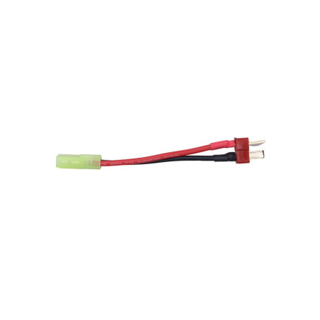 Battery Wire Plug Converter T-shape (male) - mini female plug