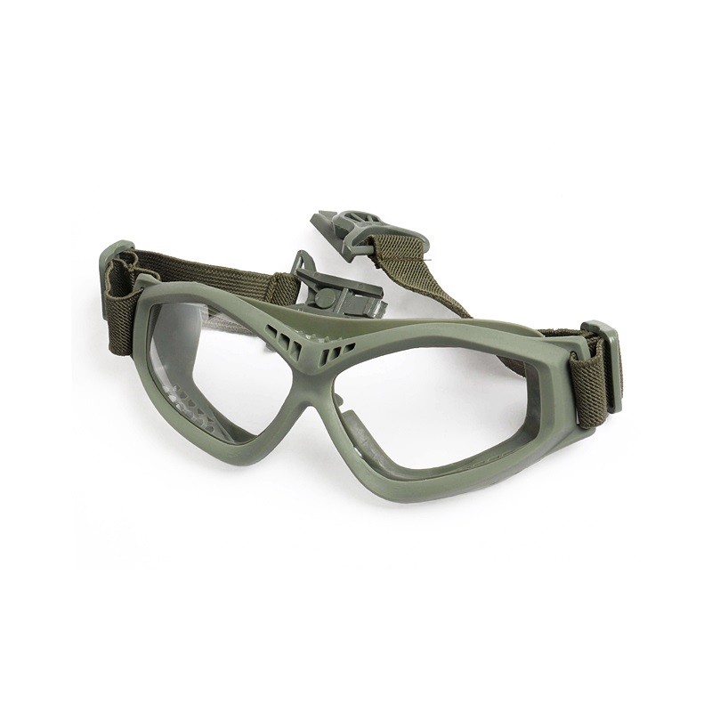 Helmet Mounted Tactical Goggle - OD
