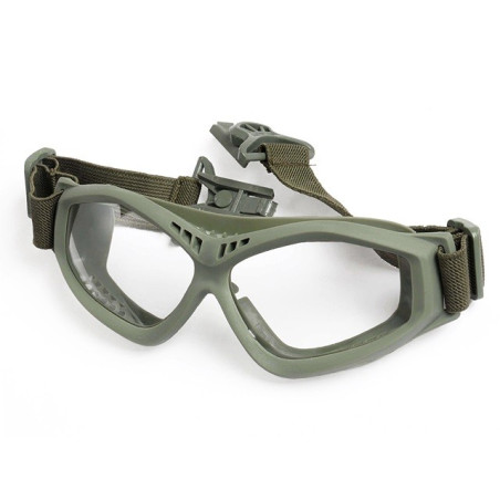 Helmet Mounted Tactical Goggle - OD