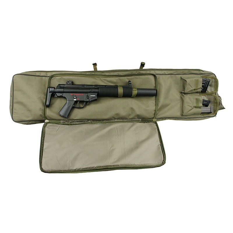 Military double rifle gun case 120cm Olive airsoft