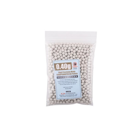 High Precision - 0.40g BB's Pellets (1000 rounds)