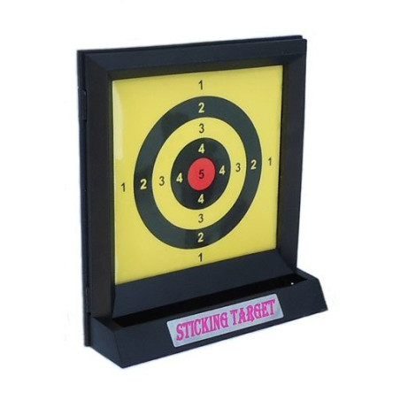Shooting target with gel BB trap