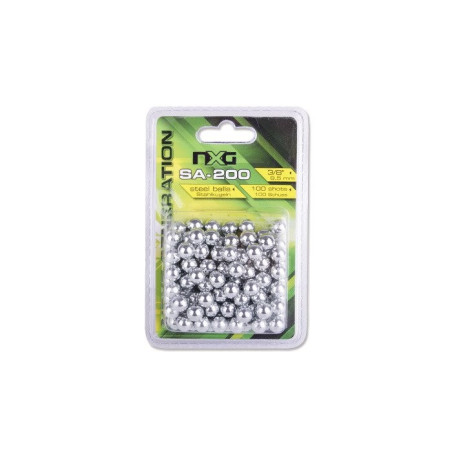 Umarex - NXG SA-200 Steel Balls for Slingshot - 100 Shots - 2.2415