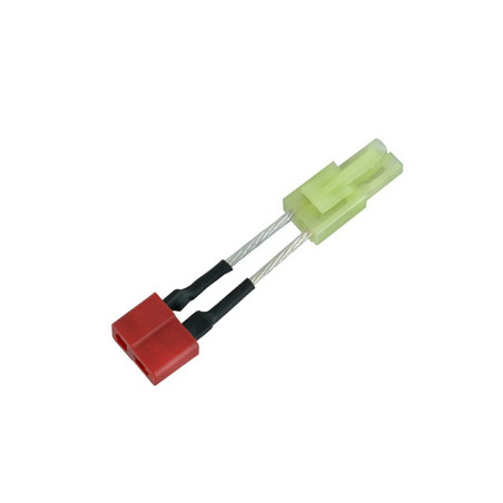 Battery Wire Plug Converter T-shape (female) - mini male plug