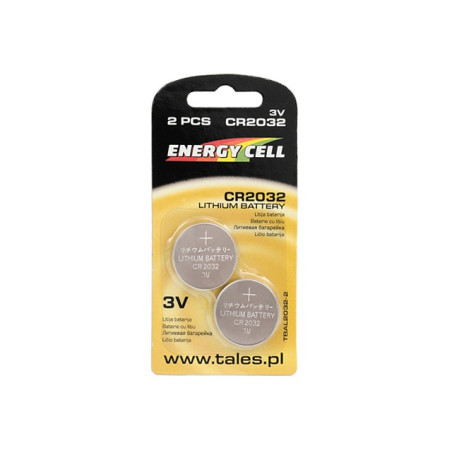SET OF TWO LITHIUM BATTERIES CR2032 [ENERGY CELL]