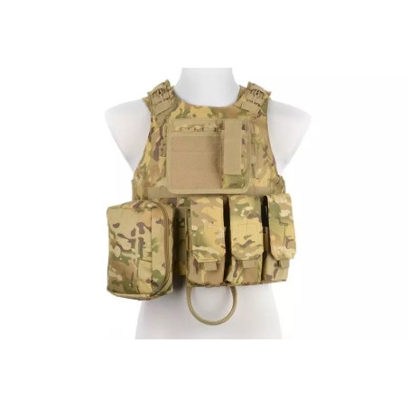 LIGHTWEIGHT AAV FSBE ASSAULT VEST SYSTEM  - MULTICAMO