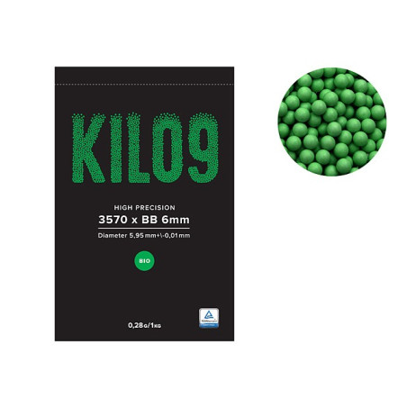 0,28g Biodegradable Precision 6mm Airsoft BB - 3570rd [KILO9]