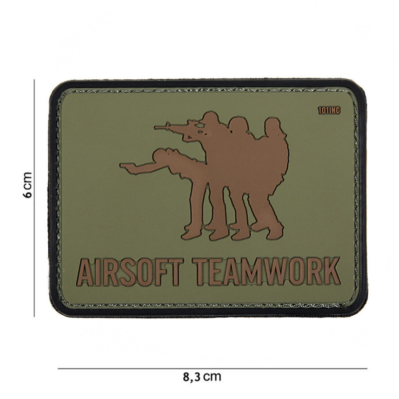 Patch 3D PVC Airsoft Teamwork