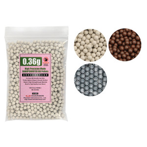 High Precision Made 0.36g BB Pellets (1000 rounds, Bag) [GUARDER]