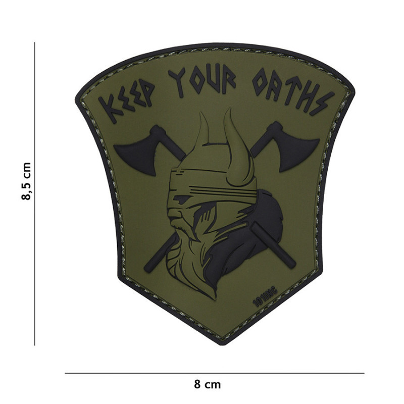 Patch 3D PVC Keep Your Oaths Green