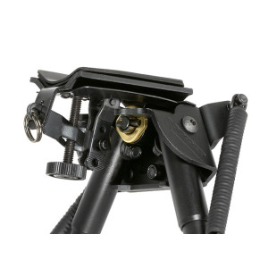 Adjustable 11-Level Bipod with RIS Rail Adapter [Rokstad]