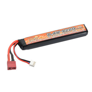 Battery Li-Po 1200mAh 7,4V 25/40C - T-connector [VB]