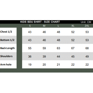 Kids BDU Shirt