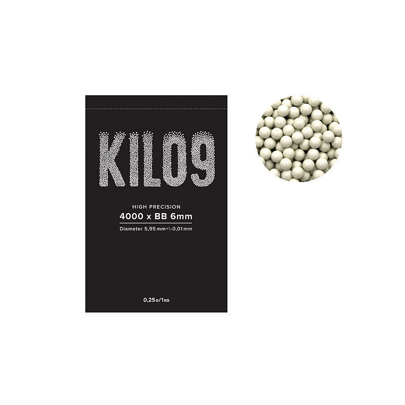 0,25g Precision 6mm Airsoft BB - 4000rd [KILO9]