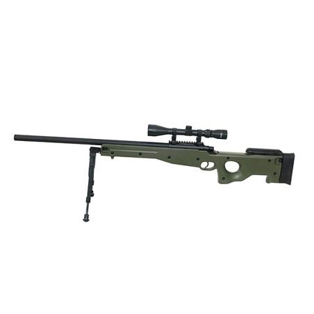 SNIPER RIFLE AGM002 - OD with scope and bipod