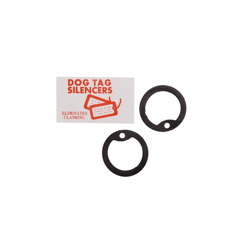 Dog tag silencer