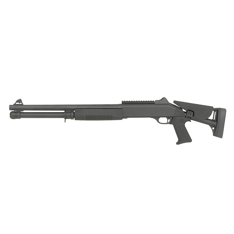 KOER Super-90 Combat Tri-Barrel Shotgun with Retractable Stock