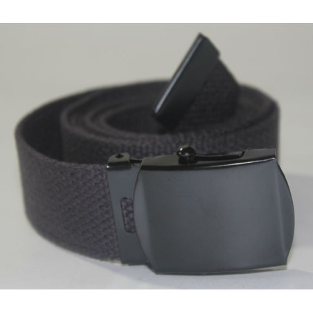 Web belt with black buckle Black