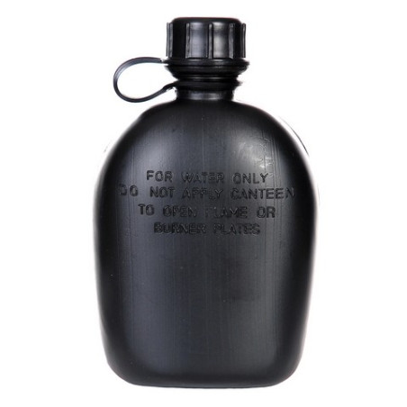 Plastic canteen Black