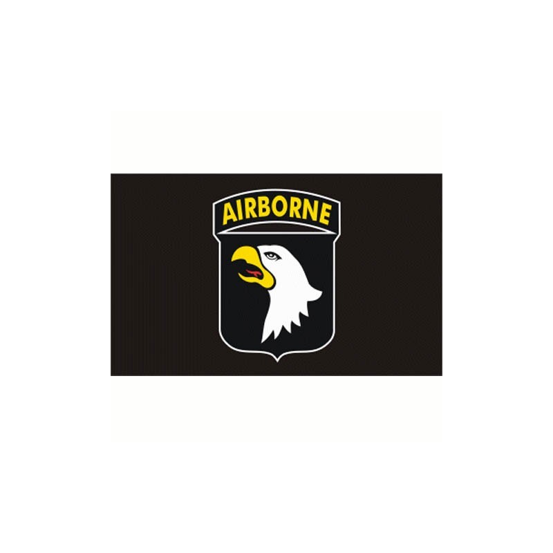 FLAG AIRBORNE 101e div. black, Airsoft game