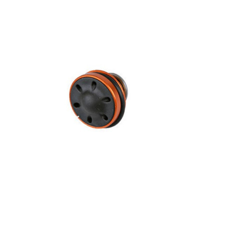 Ball-bearing, silenced CNC piston head