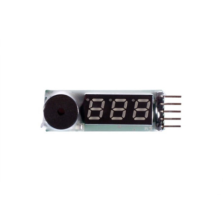 Security Alarm for LiPo batteries with digital display [IPower]