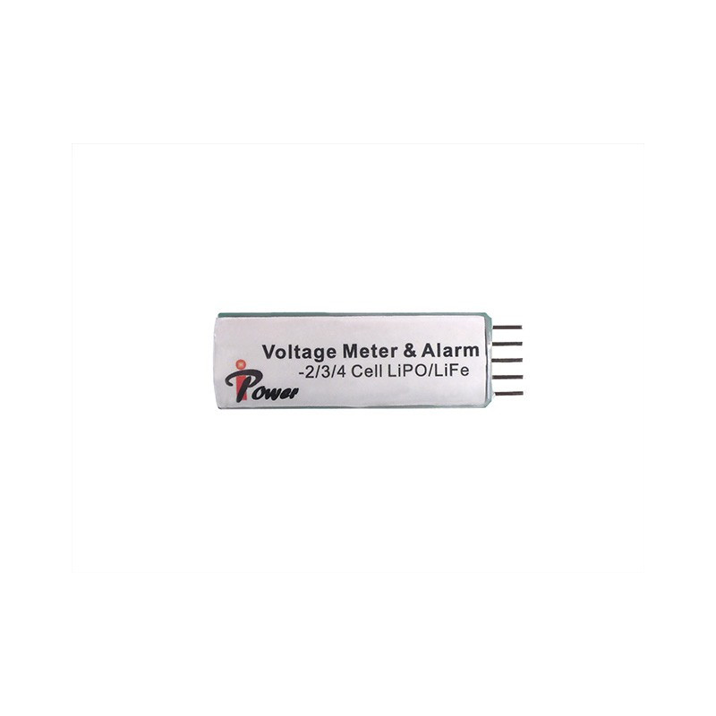 Security Alarm for LiPo batteries with digital display [IPower]