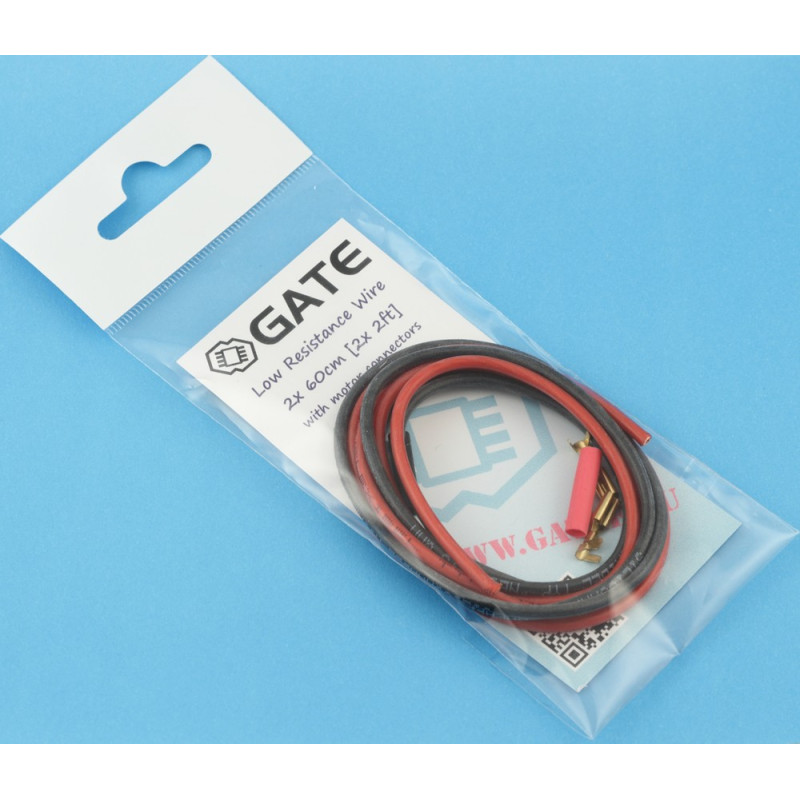 Low Resistance Wire 2x 60cm [2x 2ft]