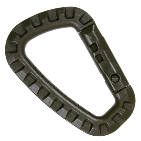 Carabiner tool plastic Green 1 piece