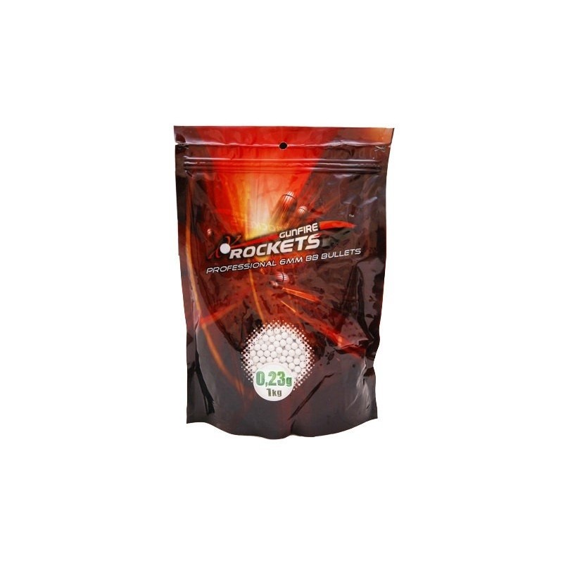 Rockets Professional 0,23g BBs - 1kg (4300rds) Rockets Professional 0,23g BBs - 1kg (4300rds)